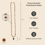 Divya Shankh Rudraksha Mala