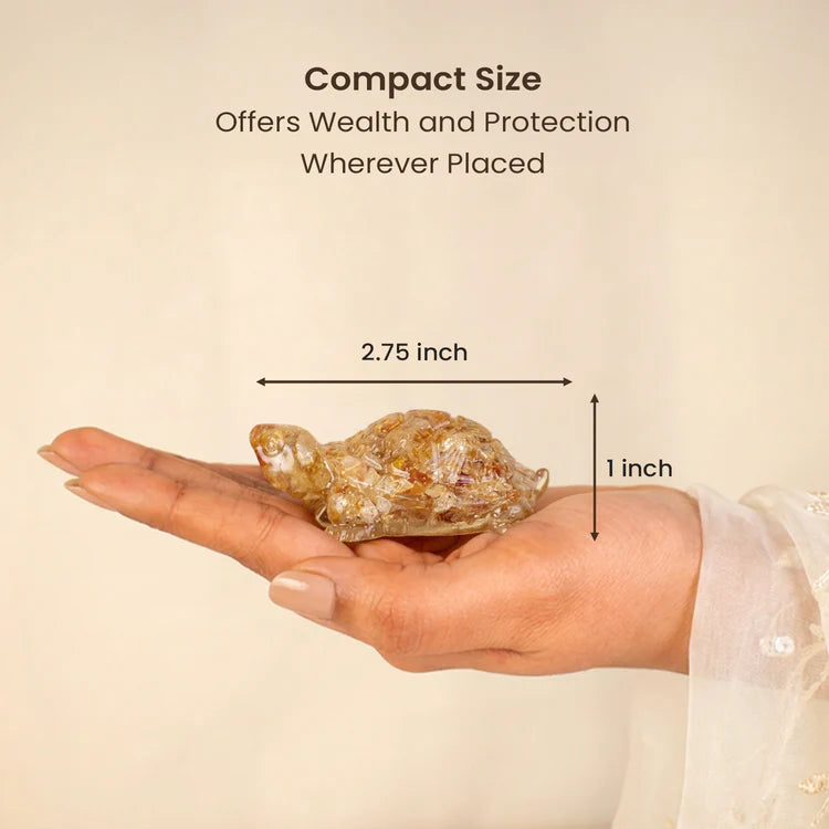 Vastu Citrine Tortoise (Kachhua)