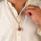 Siddh Rudraksha Hanuman Gada Pendant