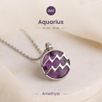 Aquarius Pendant with Amethyst