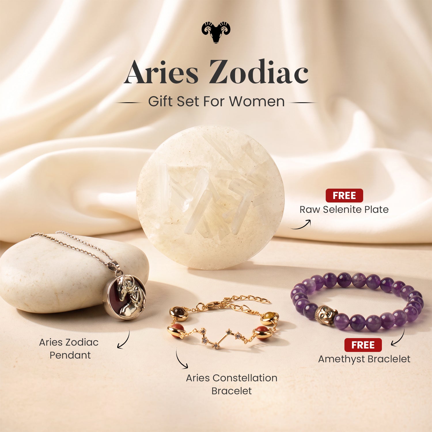 Aries Zodiac Gift Set For Women