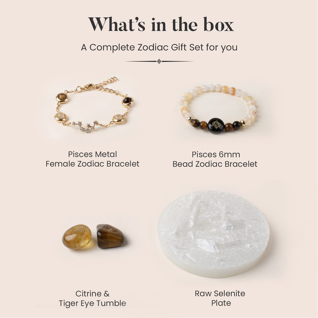 Pisces Zodiac Gift Set for Women
