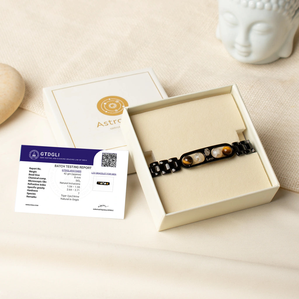 Leo Zodiac Metal Bracelet