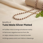 Silver Plated Tulsi Mala