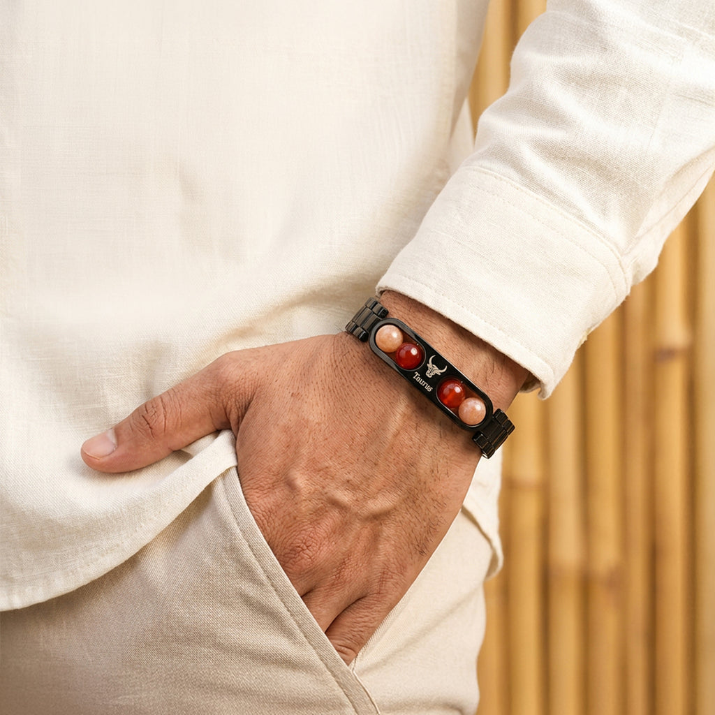 Taurus Zodiac Metal Bracelet