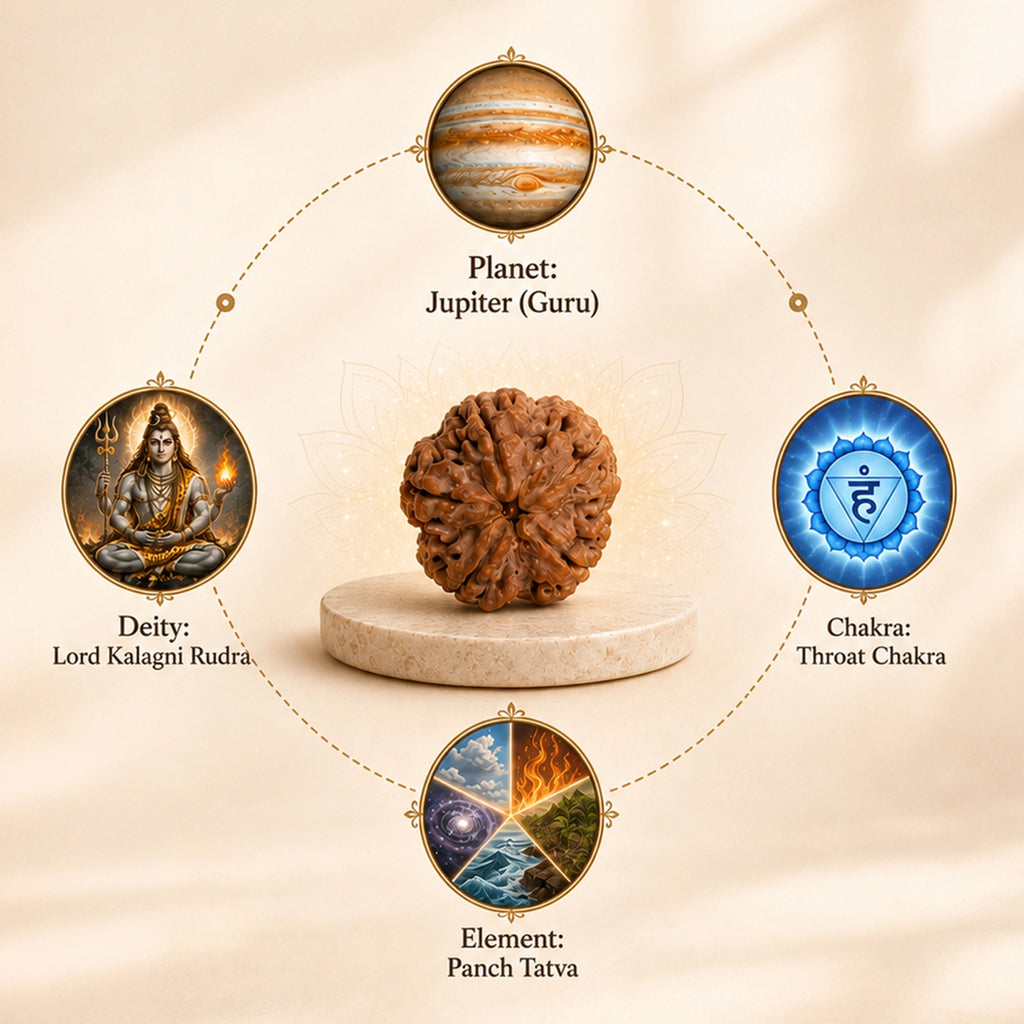 Collector's Edition 5 Mukhi Rudraksha (Nepali Origin)