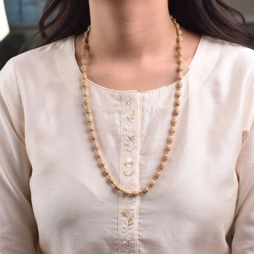 Gold Plated Tulsi Mala
