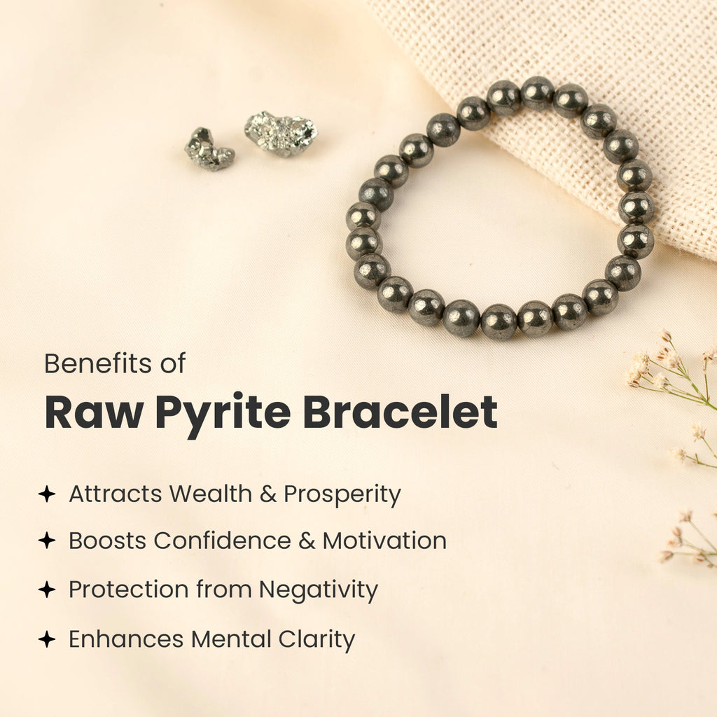 Raw Pyrite Bracelet