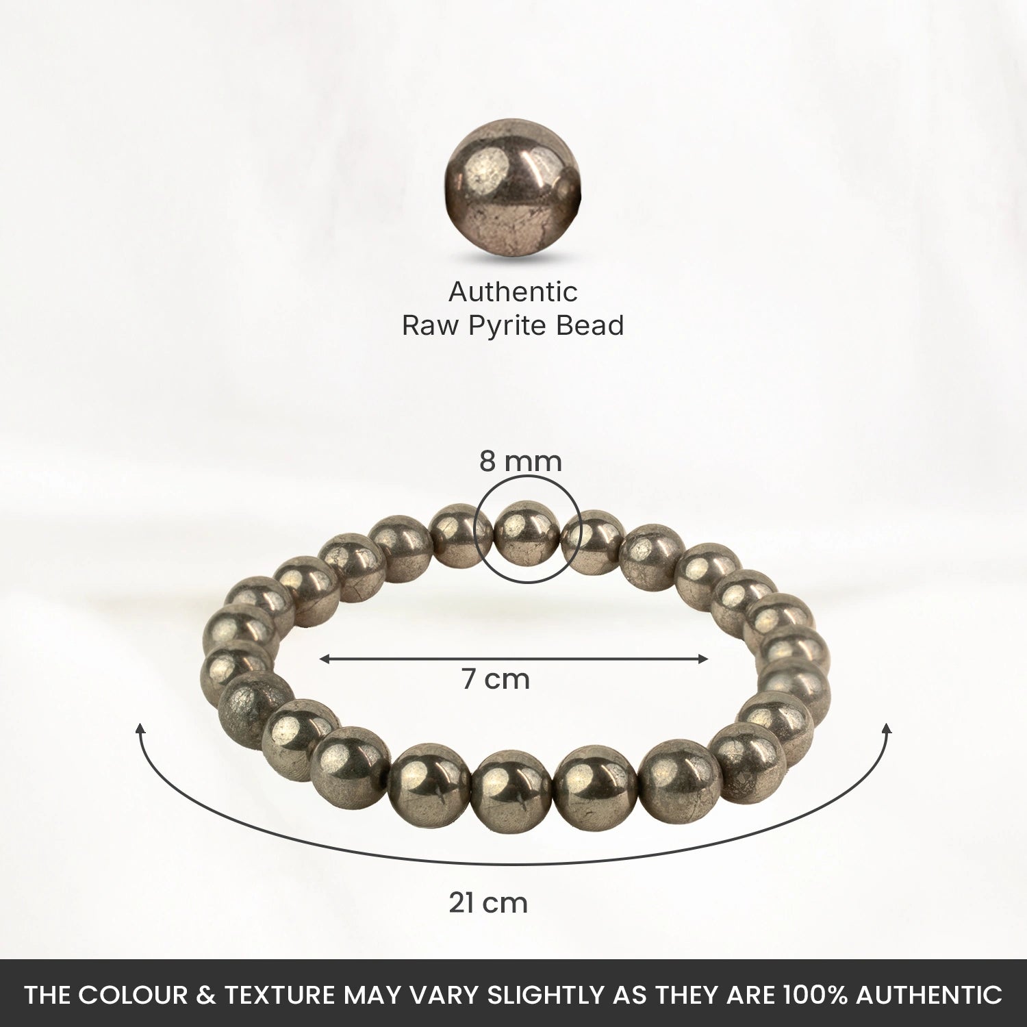 Raw Pyrite Bracelet