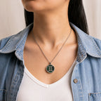 Gemini Pendant with Green Aventurine