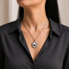 Cancer Pendant with Howlite
