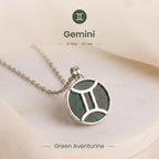 Gemini Pendant with Green Aventurine