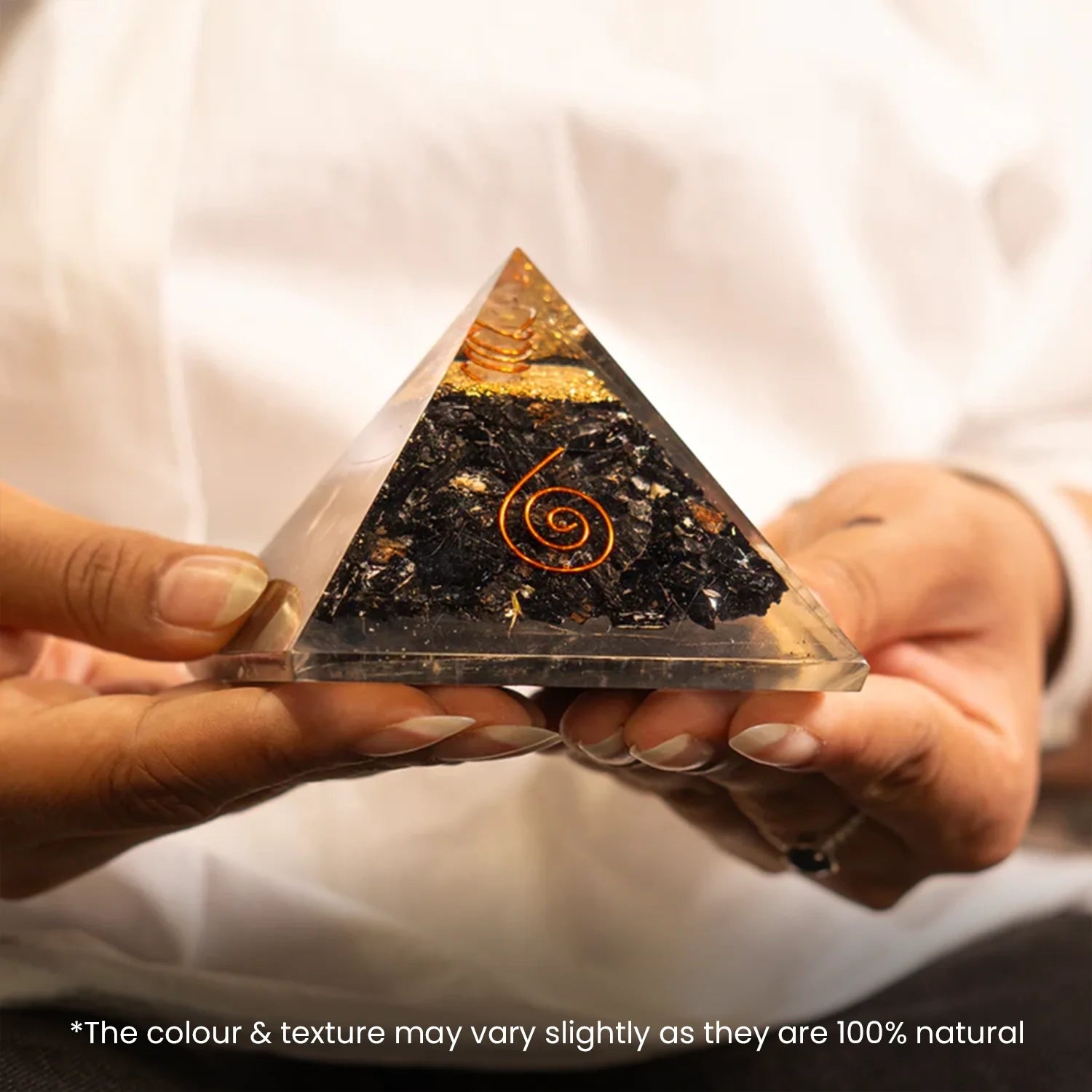 Black Obsidian Pyramid