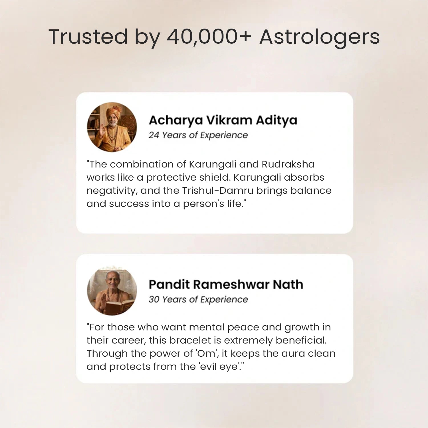 Om Trishul Damru Karungali Rudraksha Bracelet