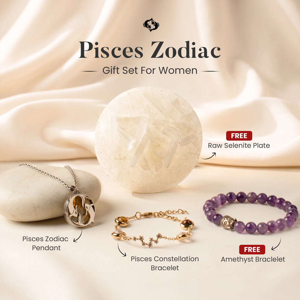 Pisces Zodiac Gift Set For Women