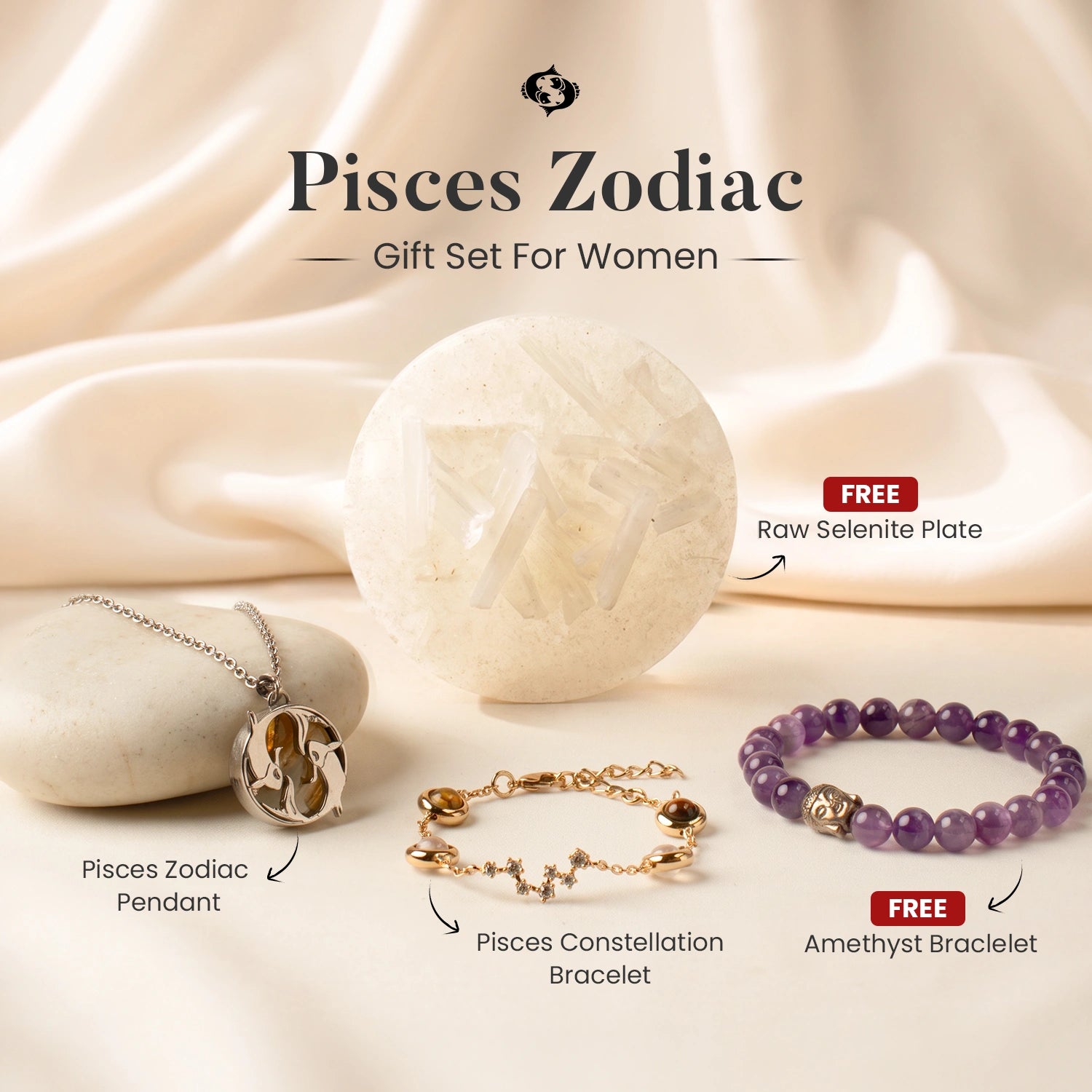 Pisces Zodiac Gift Set For Women