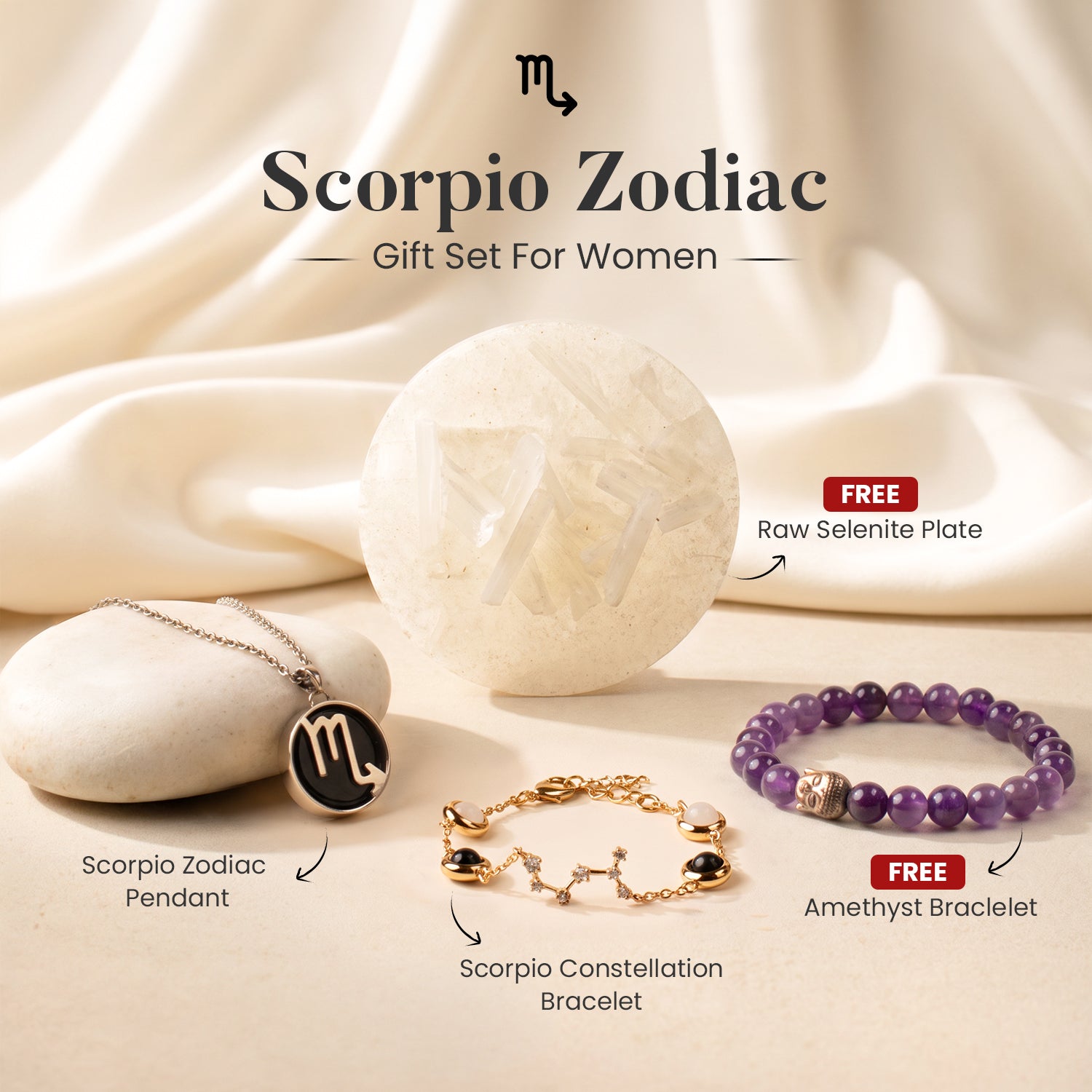 Scorpio Zodiac Gift Set For Women