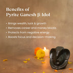 Pyrite Ganesha Ji Idol