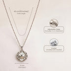 Cancer Pendant with Howlite