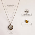 Leo Pendant with Tiger Eye