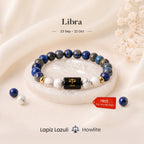 Libra Zodiac LapisLazuli & Howlite Bracelet