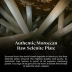 Raw Moroccan Selenite Plate