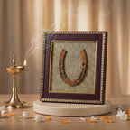 Horseshoe on Raw Pyrite Frame