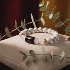 Kashi Rinmukteshwar Siddh Cancer Zodiac Bracelet With FREE Raw Selenite Plate