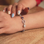 Psychic Number 7 Ketu Crystal Bracelet with FREE Raw Selenite Plate