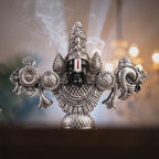 999 Silver Plated Lord Tirupati Balaji Idol