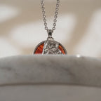 Aries Pendant with Red Jasper Stone